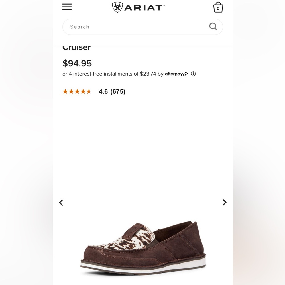 Ariat cruiser shoes